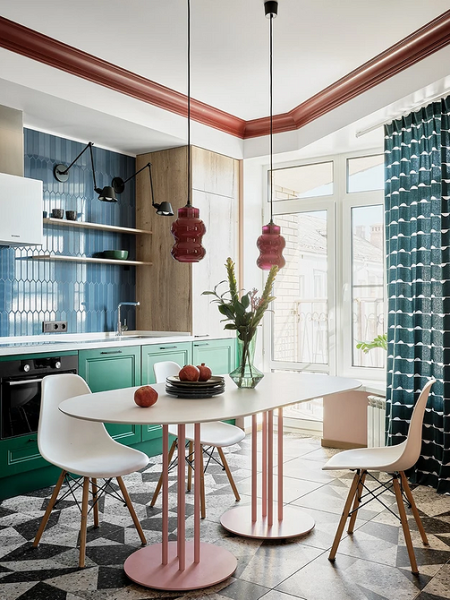 Красиво и практично: 8 классных интерьеров с плиткой на полу