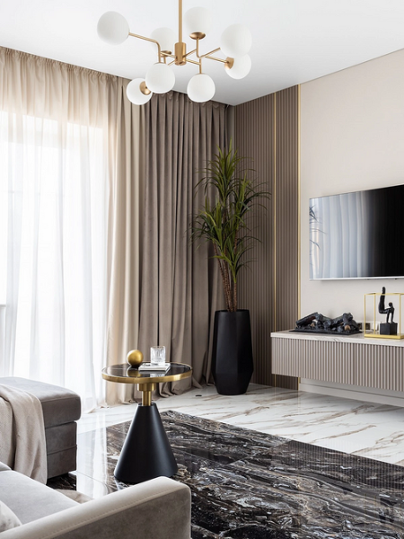 Красиво и практично: 8 классных интерьеров с плиткой на полу