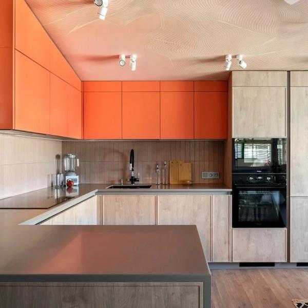 Какой потолок сделать на кухне: 7 практичных вариантов и 80 фотопримеров