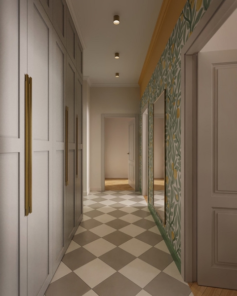 Как комбинировать обои: готовые схемы и идеи для каждой комнаты (73 фото)