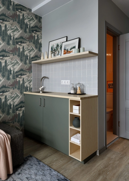 Как комбинировать обои: готовые схемы и идеи для каждой комнаты (73 фото)