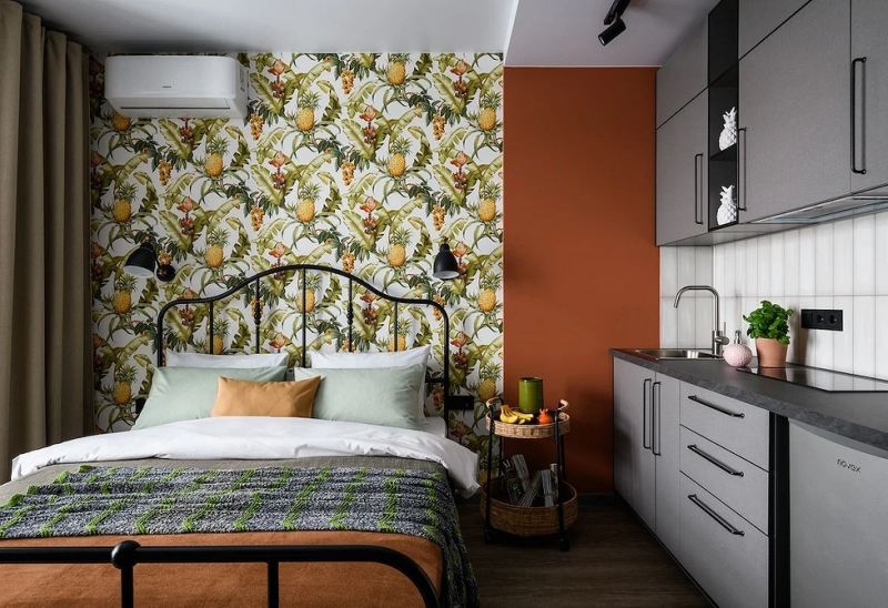 Как комбинировать обои: готовые схемы и идеи для каждой комнаты (73 фото)