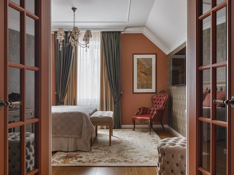 Как комбинировать обои: готовые схемы и идеи для каждой комнаты (73 фото)