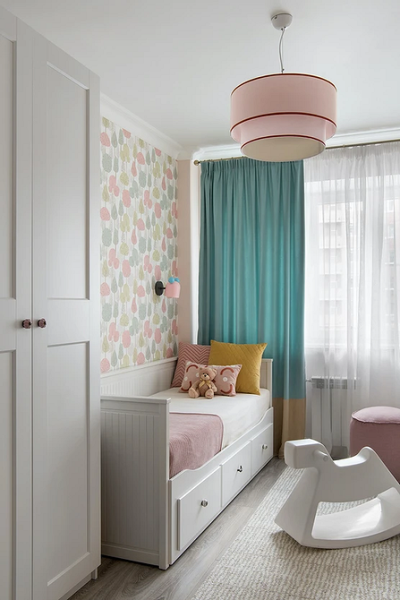 Как комбинировать обои: готовые схемы и идеи для каждой комнаты (73 фото)