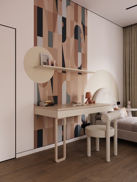 Как комбинировать обои: готовые схемы и идеи для каждой комнаты (73 фото)