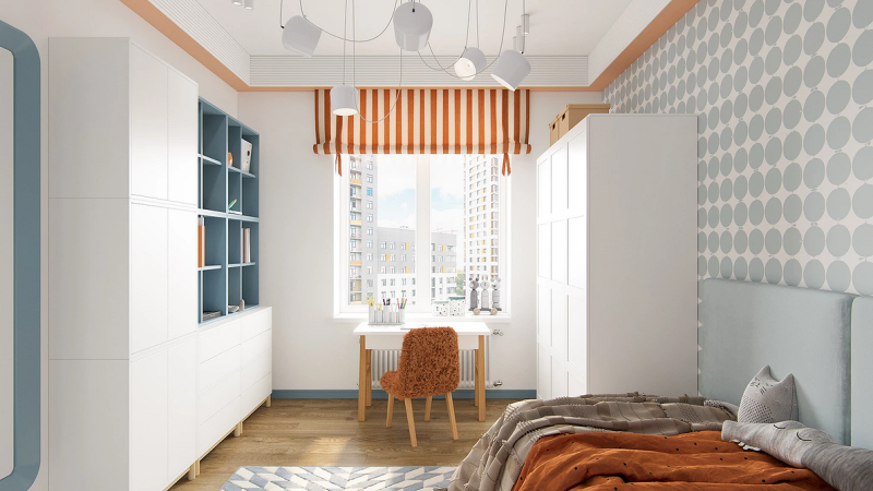 Как комбинировать обои: готовые схемы и идеи для каждой комнаты (73 фото)