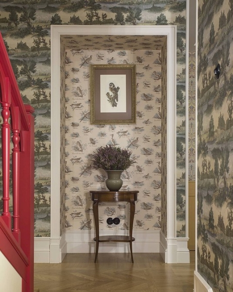 Как комбинировать обои: готовые схемы и идеи для каждой комнаты (73 фото)