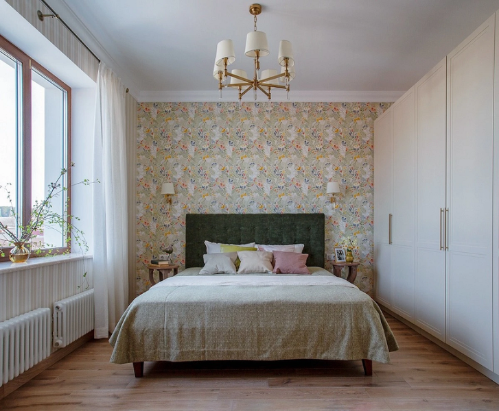 Как комбинировать обои: готовые схемы и идеи для каждой комнаты (73 фото)