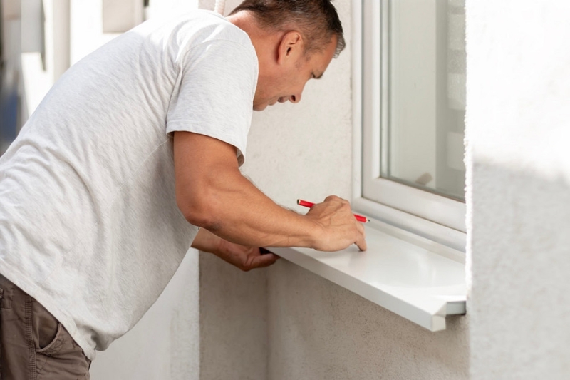 Замена пластикового подоконника своими руками: основные этапы