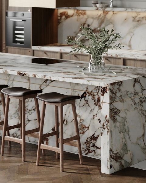 Камень в дизайне интерьера: 7 натуральных пород и лучшие искусственные аналоги (80 фото)