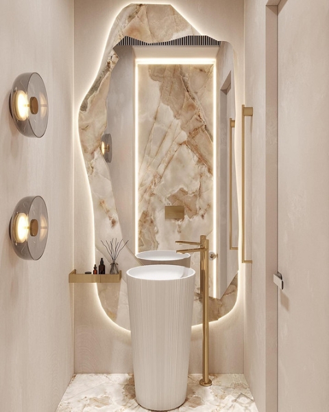 Камень в дизайне интерьера: 7 натуральных пород и лучшие искусственные аналоги (80 фото)