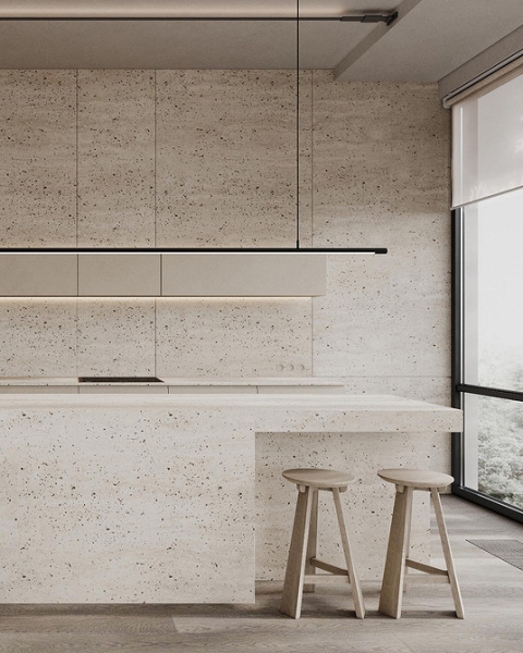 Камень в дизайне интерьера: 7 натуральных пород и лучшие искусственные аналоги (80 фото)