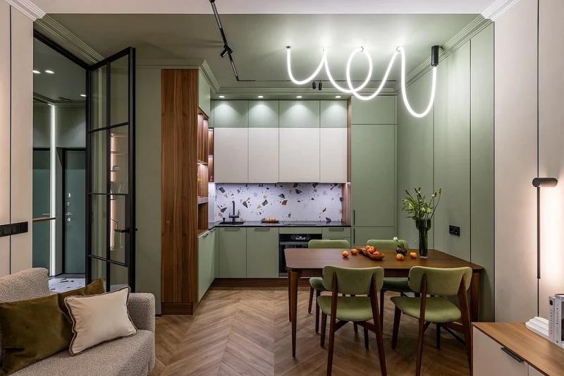 Освещение на кухне: важные правила и идеи для разных стилей (58 фото)