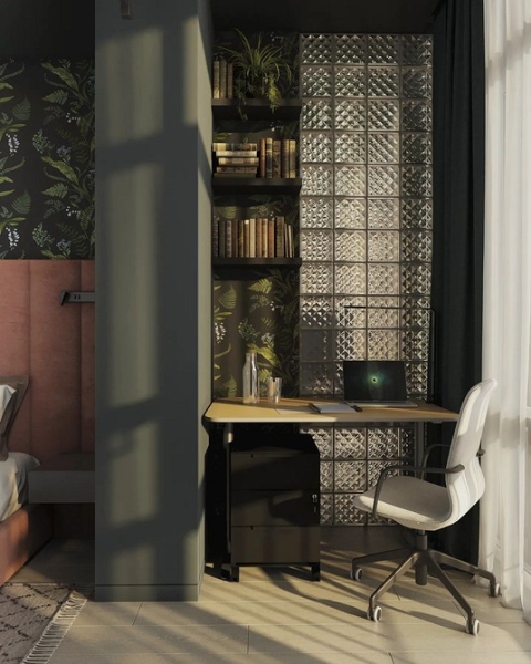 Стеклоблоки в интерьере: плюсы и минусы, варианты применения (93 фото)