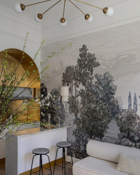 Обои-2026: тренды, советы по выбору материала и цвета (70 фото)