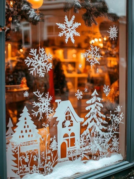 Вытынанки-2026: красивые идеи бумажного декора и готовые шаблоны (46 фото)